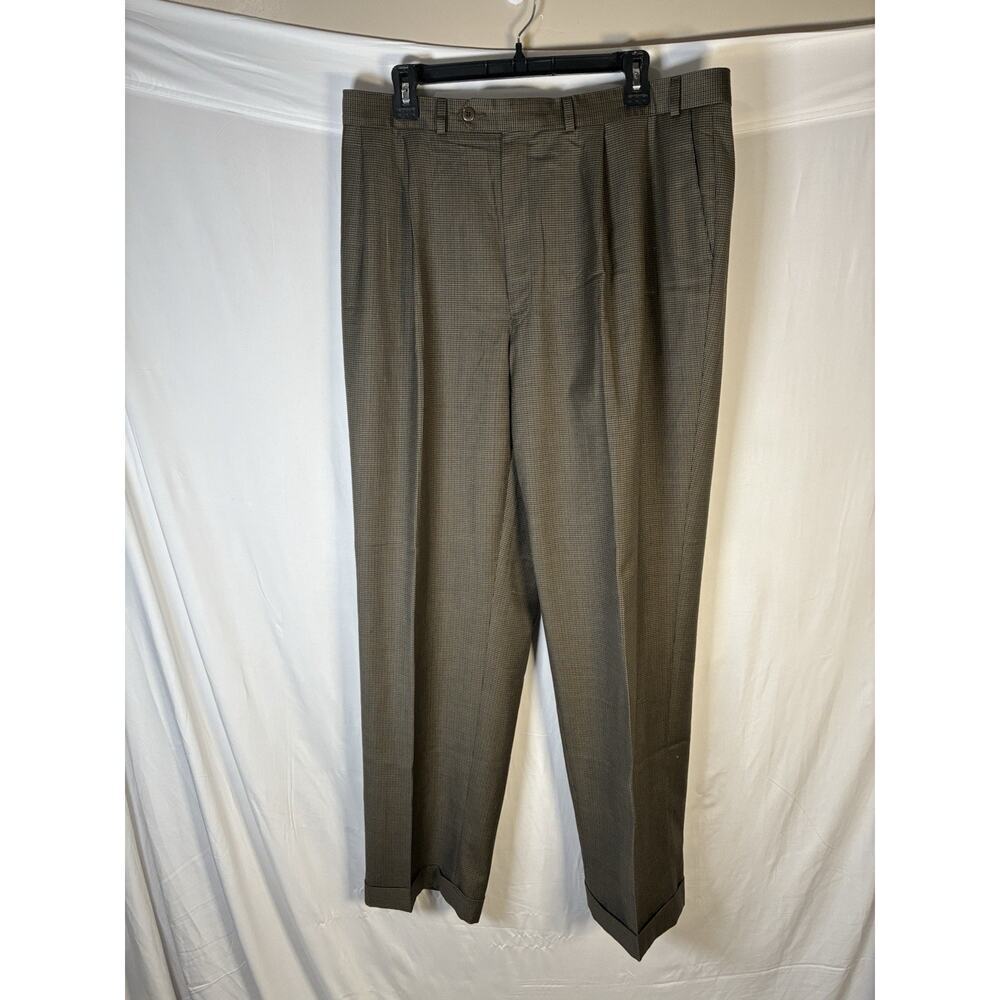 Polo University Ralph Lauren Super 120s Wool Cashmere Slacks 40x32 Ivy Classic